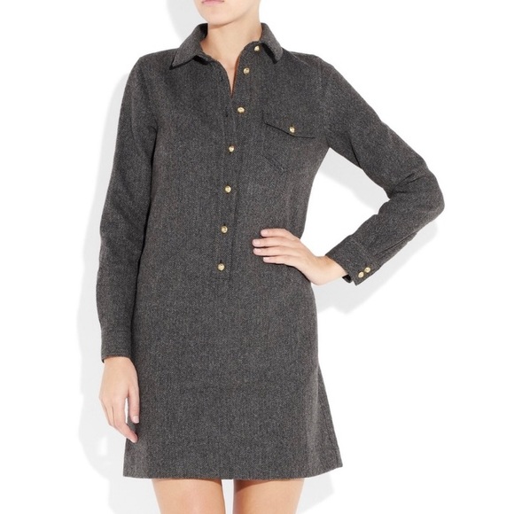 J. Crew Dresses & Skirts - J. Crew Herringbone Shirt Dress NWT